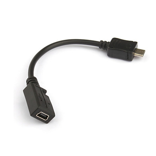 Micro USB Male To Mini USB Female Adapter Cable For Data Sync & Charging | Universal