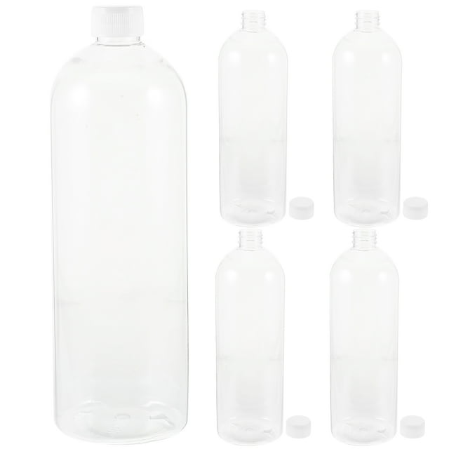 Distributeur de Liquide 5 Pcs Bouteille de Lotion pour les Mains Rechargeable Grande Capacité Bouteille de Shampooing
