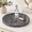 Blue Pearl, variant on 13.58in Round Carrara Marble Serving Tray for Bathroom, Kitchen, and Counter Decor
