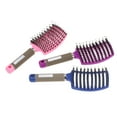 thumbnail image 2 of Anself Curved Boar Bristle Hair Brush Massage Comb Detangling Hairbrush for Women, 2 of 7