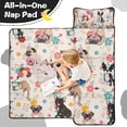 thumbnail image 4 of Dogs with Party Hats and Flowers Toddler Nap Mats for Kids Preschool,Sleeping Mat Bag or Kids,Toddler Sleeping Bag,Toddler Nap Mat or Daycare, 4 of 6