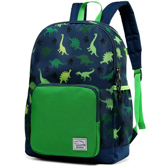 Mochila VASCHY para niños pequeños con diseño de dinosaurio resistente al agua