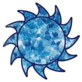 thumbnail image 1 of Sun Decal Blue Crystal Sticker Vinyl Rear Window Car Truck Laptop Sun Solar Wall Water and Fade Resistant 4 Inches, 1 of 4