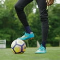 thumbnail image 5 of Falari 4 Pairs Athletic Socks Sport Running Calf Socks Non-Slip Grip Bottom Crew Socks for Men Fit Shoe Size 7-11 (Black), 5 of 7