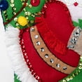 thumbnail image 5 of Bucilla Felt Applique DIY Christmas Stocking Kit, Christmas Round-up, 18", 5 of 8
