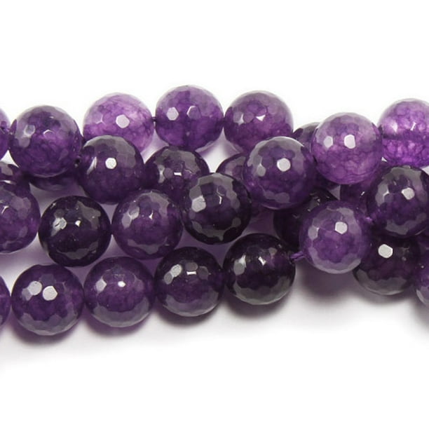 12mm 15.5 Inches Purple Jade Faceted Round Beads Genuine Natural Gemstone Jewelry Making 12mm 15.5 Inches Purple Jade Faceted Round Beads Genuine Natural Gemstone Jewelry Making