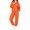 Orange, variant on OGLCCG Girls Sweatsuits 2pcs Sets,Fleece Zip Up Hoodie and Joggers Sweatpants Set, 2-Piece Girls Jogger Set, Sizes 7-8