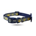 thumbnail image 4 of YUDOTE Dog Collar Medium Adjustable Nylon Webbing with Bow Tie and Crown Patterned Ribbon for Wedding,Party,Birthdays and More, Navy Blue, 4 of 7