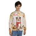 thumbnail image 4 of Happy Thanksgiving Australian Shepherd with Turkey Pumpkins Autumn Vibes All Over Print 3D Baseball Jacket Aussie Dog Lover Gifts Bomber Jacket Softball - 12018, 4 of 6