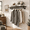 Black-1T48IN, variant on Black 1T48IN Wall Mounted Heavy Duty Garment Rack with Real Wood