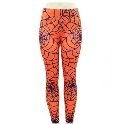 Women Spiderman Print Running Leggings 