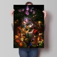 thumbnail image 5 of Póster vintage de Halloween, pinturas decorativas, figuras de anime, Pikachu, Charizard, Bulbasaur, Squirtle, Pokémon, arte mural de pared, juguete de regalo, 5 of 5