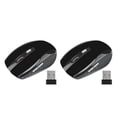 thumbnail image 4 of jesticaly Computer 2.4Ghz Wireless Optical Mouse Quick Speed Low Latency 6 Buttons Plastic Gaming Mice Desktop PC Portable Matte Black 2Set, 4 of 6
