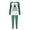 Green, variant on Summer Sales Womens Pajama Sets Casual Jogger Style Soft Loungewear Christmas Pajama Sets for Women 2 Piece