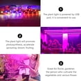 thumbnail image 4 of Tiras de luces LED USB para cultivo, luces de cultivo de espectro completo USB, tira de lámparas para plantas, 4 of 7