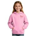 thumbnail image 3 of ATOGUTA Girls' Fashion Hoodies & Sweatshirts Long Sleeve Shirts Pullover Print Tee Top Kid Clothes Size 2T-14, Pink, 3 of 5