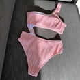thumbnail image 5 of Lopeceal Women's O-Ring Cutout One Piece Swimsuit High Cut Bathing Suit One Shoulder Tummy Control Modest Coverage Swimwear, 5 of 5