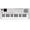 White, variant on MK1 37 Keyboard Piano, Mini Portable Multi-Function Piano with Excellent Sound Quality, -In Speaker & LED Display, Small Electric Keyboard for Beginners (White)