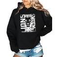 thumbnail image 5 of Lions School Spirit Hoodie for Men and Women Game Day Lion Mascot Team Pride Pullover Sweatshirt Black Hoodie Small, 5 of 8
