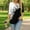 A001-Black, variant on Womens 3/4 Sleeve Tops Henley Neck Button Down 3/4 Sleeve T Shirts Summer Casual Half Sleeve Tunic Tops