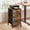 Rustic Brown Wood Grain Print, variant on GALAXHERO File Cabinet with 3 Drawer, Rolling Filing Cabinets for Home Office, Fabric Vertical Printer Stand, Fits A4 or Letter Size, Black