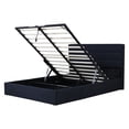 thumbnail image 7 of Queen Size Upholstered Hydraulic Storage Platform Bed,Black, 7 of 7