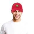 thumbnail image 2 of DALIX Four Leaf Clover Hat Baseball Cap St. Patrick's Day Cotton Caps Red, 2 of 7