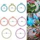 thumbnail image 4 of Advancent 1 aro de bordado circular de plástico para costura, manualidades, lazo de bricolaje, color aleatorio, 9 pulgadas Artesanía Color aleatorio 4 pulgadas, 4 of 5
