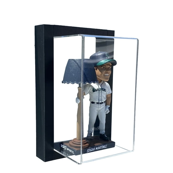 Framed Acrylic Wall Mount Bobblehead Display Case UV Protecting Secure Mount