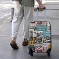 thumbnail image 4 of World Road Signs Elastic Travel Suitcase Cover - Washable Luggage Covers Suitcase Protector Fit 26-28in Luggage Cover, 4 of 6