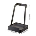 thumbnail image 2 of Home Ladle Holder Storage Soup Utensils Rack Storage Spoon Tray Lid Stand Spatula Organizer Kitchen Utensils Rack Pot Cover Shelf, Black Wweixi, 2 of 9