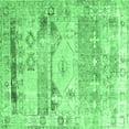 thumbnail image 1 of Ahgly Company Indoor Square Persian Emerald Green Traditional Area Rugs, 3' Square, 1 of 4