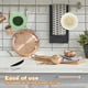 thumbnail image 4 of 2Pcs Manteles Individuales Redondos Trenzados, 11.8" Manteles Tejidos para Mesa de Cocina con Gancho para Decoración de Granja (Verde), 4 of 7