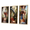thumbnail image 3 of Designart "Country Cottage Entry Rustic Charm II" Farm Framed Wall Art Set Of 3 - White Country Frame Canvas Set For Living Room Decor, 3 of 6