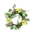 thumbnail image 2 of Nkmbld Easter Decorations, Vintage Easter Wreaths for Front Door Farmhouse Easter Wreath Colorful Egg Wreath for Wall Window Porches Indoor Hanging Decorations, 2 of 8
