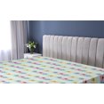 thumbnail image 5 of Ambesonne Botanical Fitted Sheet, Exotic Flowers Colorful, Twin XL Size, Mint Green Multicolor, 5 of 5
