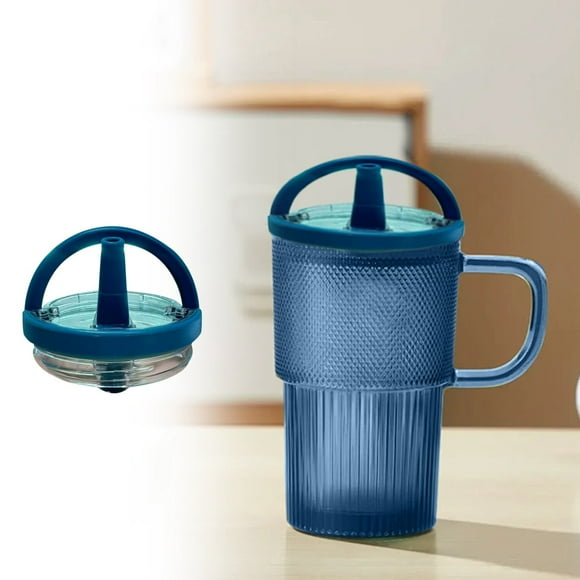 WIFKLSIIPG Folding Lid Straw Lid Replacement for 30 Oz Leakproof Folding Lid for Leakproof Flip Top Straw Cup Lid Reusable Cup Lid