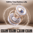 thumbnail image 2 of Bluetooth Headphones Over Ear, 58Hrs Playtime Wireless Headphones,Bass Boosted by 90%,Lightweight Headset with Deep Bass, Clear Call with 4 Noise Cancelling Mics,Low Latency for Travel Work Cellphone, 2 of 8