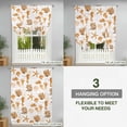 thumbnail image 3 of Tie Up Curtains for Windows Orange Jellyfish Valance Adjustable Balloon Curtain Coral Starfish Seahorse Tie Up Shades for Kitchen Living Room Bedroom Privacy Curtain Drape 34x45 Inch, 3 of 9