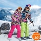 thumbnail image 4 of -30 grados invierno Niños chaqueta de esquí niño niña niños esquí traje de nieve Chaqueta deportiva impermeable al aire libre ropa adolescente 12 14 parka, 4 of 5