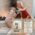 thumbnail image 4 of 1 Box Loss of Grandmother Folding Photo Frame 6x4 Wood 2 Vertical Visual Window Bereavement Picture Frames with Paper Affection Message Card Memorial Gift Photo Frame for Loss of Grandma, 4 of 7