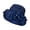 Navy, variant on Womens Organzas Fascinator Hat Bowknot Pearls Dressy Caps Short Brim Summer Vacation Wedding Party Hat for Ladies Gift Gold