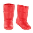 thumbnail image 6 of Waterproof Down Slippers, Cozy Camping Tent , Socks, with ,Skid Shoes Booties for Backpacking Home Women & XL, Standard red XL, 6 of 10