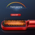 thumbnail image 1 of Plancha de Pelo Inalámbrica, Peine Caliente USB Profesional, Herramienta de Peinado para Alisar y Rizar el Cabello con Calentamiento Rápido,B, 1 of 5
