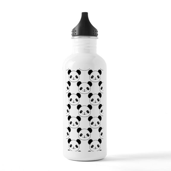 CafePress - Kawaii Panda Pattern I Stainless Water Bottle 1 - Stainless Steel Water Bottle, Sports Bottle, 1.0L