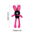 thumbnail image 2 of 1 Pcs Plush Bunny Keychain, Bunny Keychain, Pull-Out Bunny Keychain (Bunny), 2 of 7