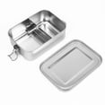 thumbnail image 2 of 850ml Stainless Steel Lunch Box, Leak Proof Lid Bento Boxes with Lock Clip,Metal Lunch Box Portable Food Containers, 2 of 6