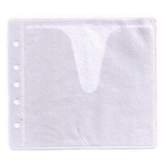 CheckOutStore 500 CD Double-sided Refill Plastic Sleeve White