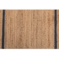 thumbnail image 2 of Scallop Pattern Jute Bohemian Area Rug (Blue, 9'x15'), 2 of 2