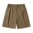 thumbnail image 6 of Gytharion 2 Piece Summer Outfits for Men Soild Color Crew Neck Tees and Pocketed Drawstring Shorts Sets Fashion Casual Outfits, 6 of 7